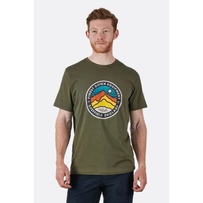 Men Short Sleeve Shirts with Quick - Dry Technology for Outdoor and Active UseMen's Stance 3 Peaks Organic Cotton Tee