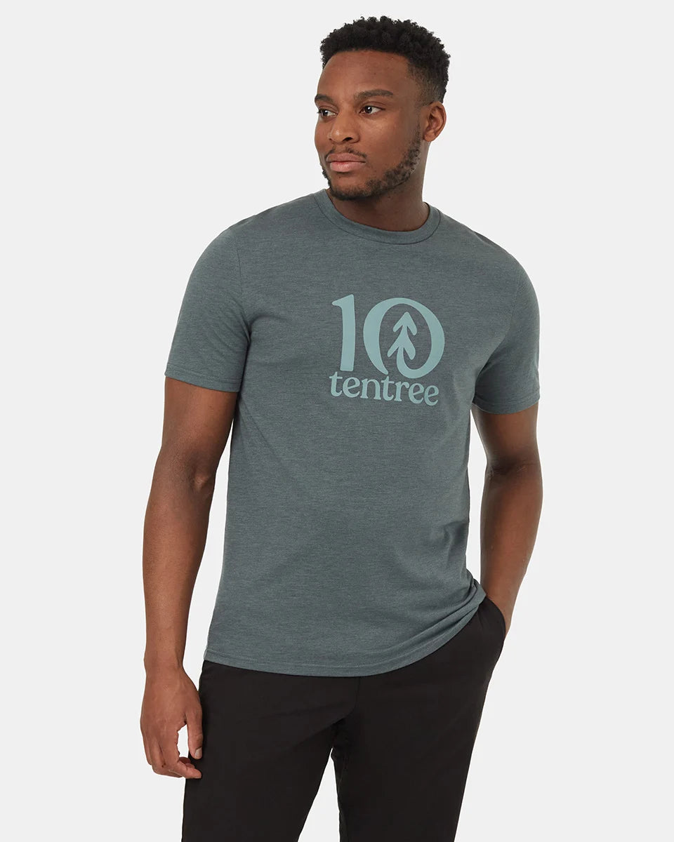 Men Short Sleeve Shirts with Roll - Up Sleeves for an Adjustable and Relaxed LookTentree Logo SS T-Shirt - Men's