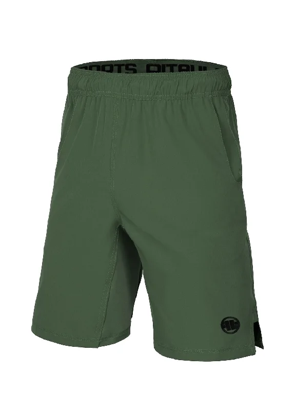 Men's Cargo - Style Sports Shorts in Khaki with Multiple Pockets for Hiking TripsSports shorts Performance Pro plus Spike