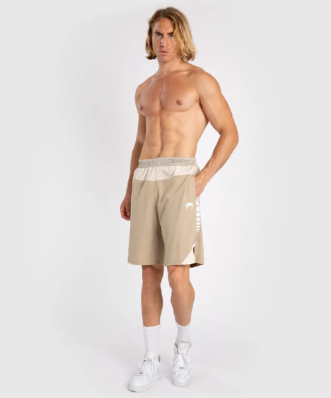 Men's Shorts with Adjustable Waist in Gray for a Custom Fit during Rock ClimbingVenum Tempest Men's Training Shorts - Beige/Sand