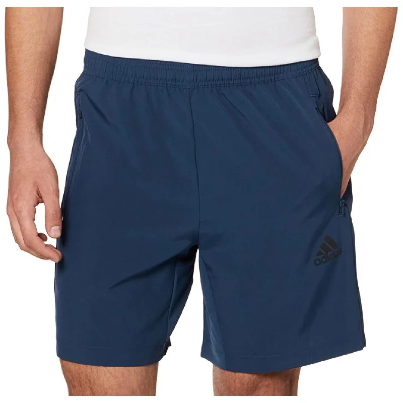 Men's Cargo - Style Sports Shorts in Khaki with Multiple Pockets for Hiking Tripsadidas AeroReady Designed To Move Woven Mens Training Shorts - Blue