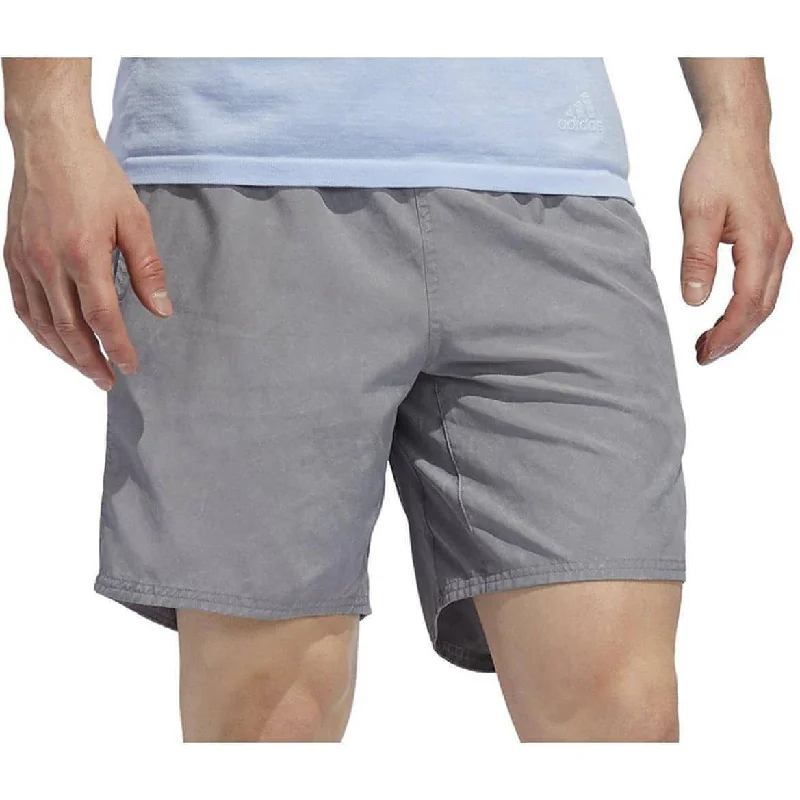 Men's side - stripe track shorts for a sporty running lookadidas Saturday HD 5 Inch Mens Running Shorts - Grey