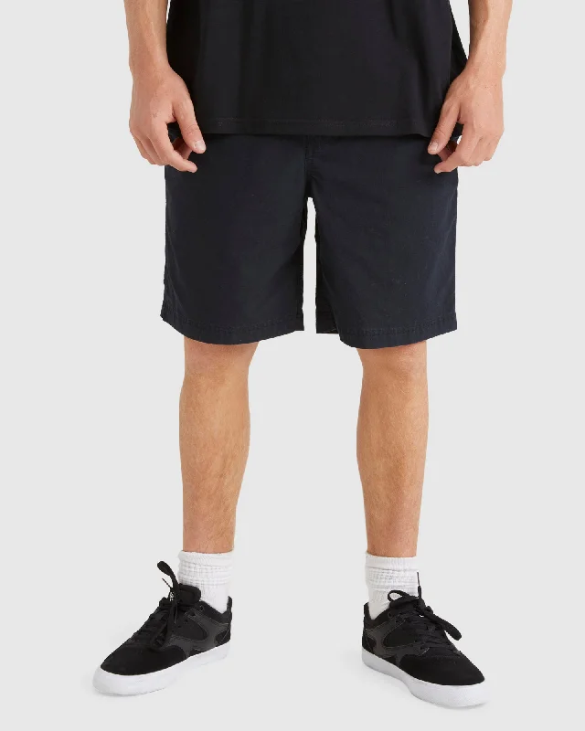 Men's button - fly denim work shorts for durability on the jobMens After Surf Shorts