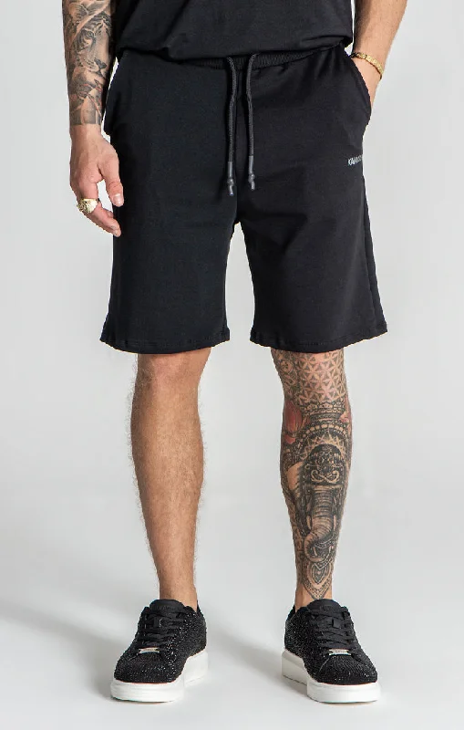 Men's moisture - wicking performance shorts for sweaty outdoor activitiesBlack Easy Shorts