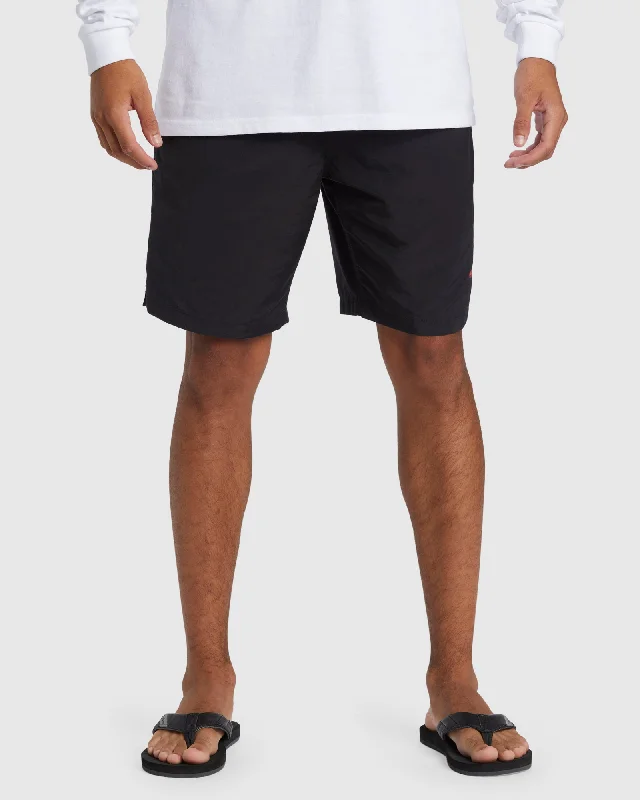 Men's side - stripe track shorts for a sporty running lookMens Griff Taxer Walkshorts