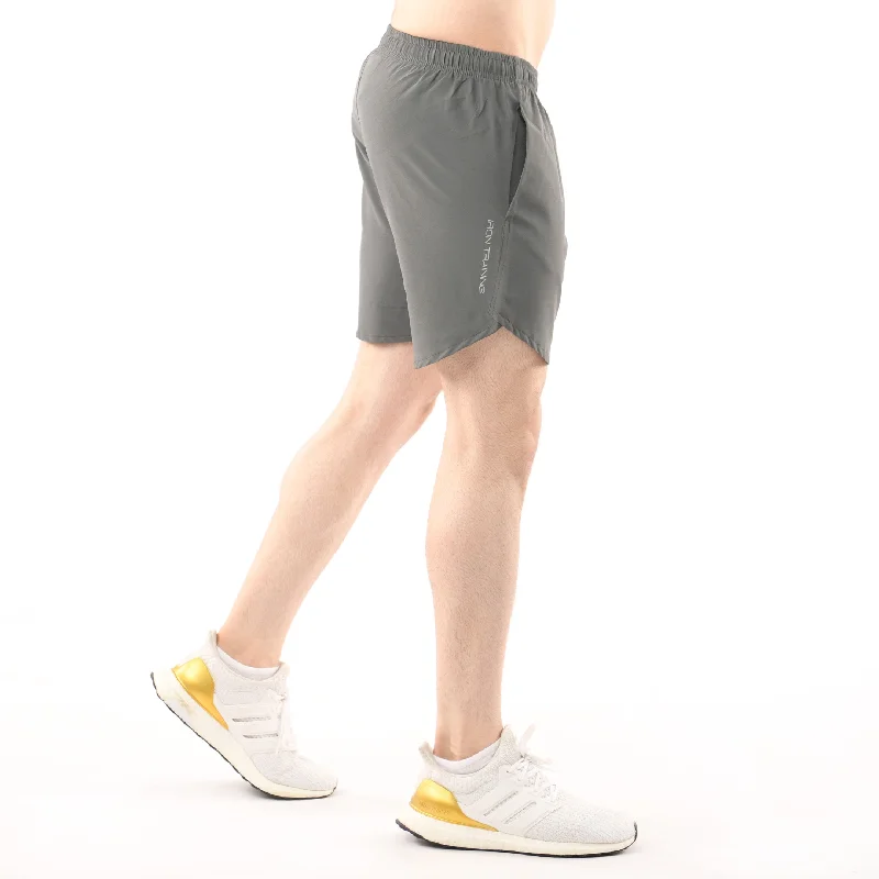 Men's Split - Hem Sports Shorts in Yellow for a Stylish Look during Tennis MatchesIRON Training Shorts