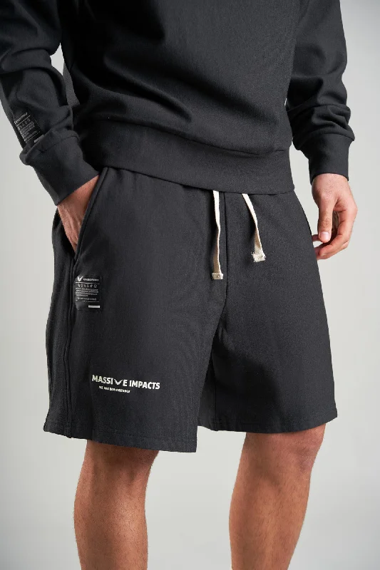 Men's pleated front twill shorts for a classic and sophisticated appearanceJ010MI Organic Cotton & Bamboo Drawstring Shorts