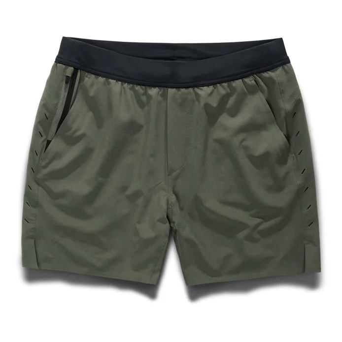 Men's zip - pocket canvas shorts for added functionality during travelMen's Ten Thousand Interval Short