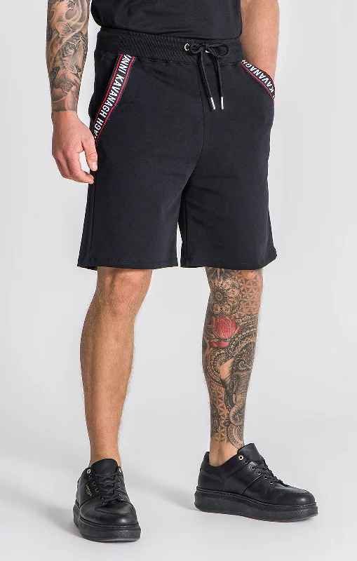 Men's pastel - colored cotton shorts for a spring - friendly outfitBlack Under Shorts