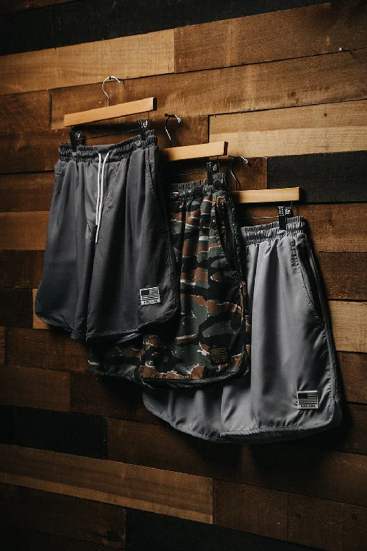 Men's button - fly denim work shorts for durability on the jobNine Line Athletic Short Collection