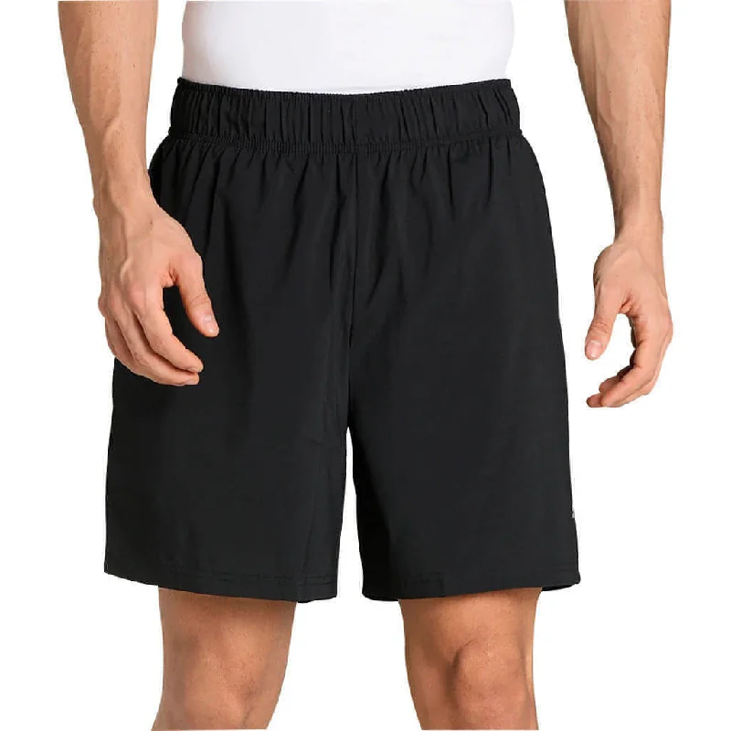 Men's checkered pattern wool shorts for a stylish winter layering optionPuma Favourite 2 In 1 Mens Running Shorts - Black