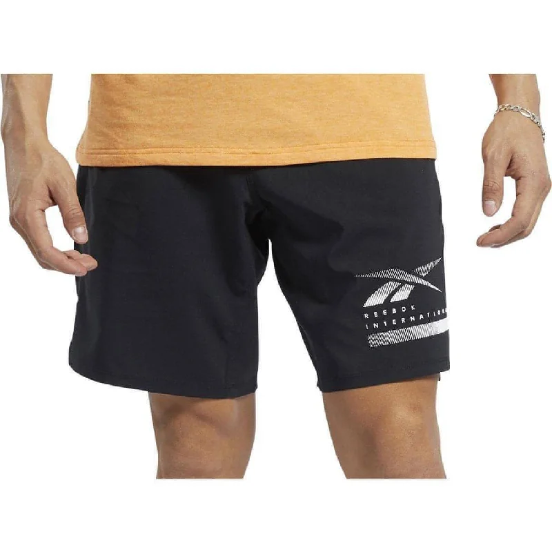 Men's Anti - Odor Bamboo - Blend Sports Shorts in Green for Long - Duration TrainingReebok Epic Lightweight Mens Training Shorts - Black