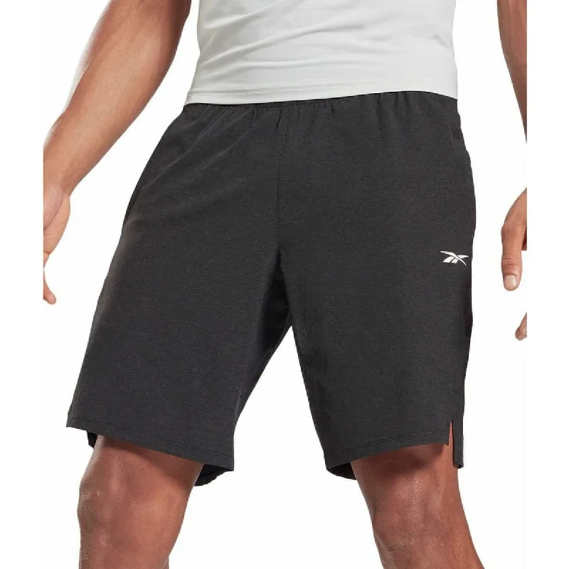 Men's Mesh - Lined Sports Shorts in White for Breathability during Basketball GamesReebok Epic Mens Training Shorts - Black