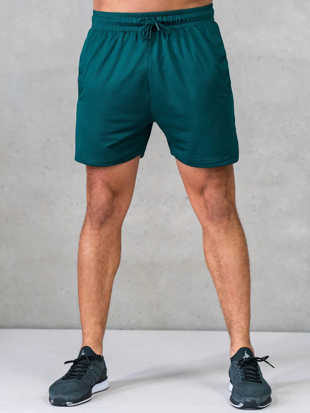 Plus Size Men's Knee - Length Sports Shorts in Purple for Soccer and Team SportsRyderwear | Legacy Mesh Training Shorts - Emerald