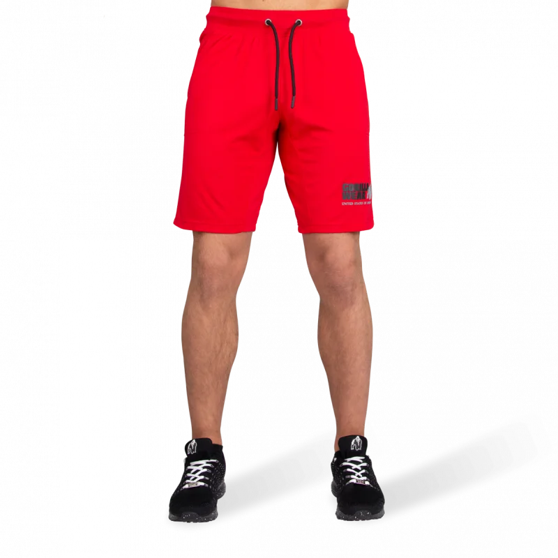 Men's pleated front twill shorts for a classic and sophisticated appearanceSAN ANTONIO SHORTS - RED