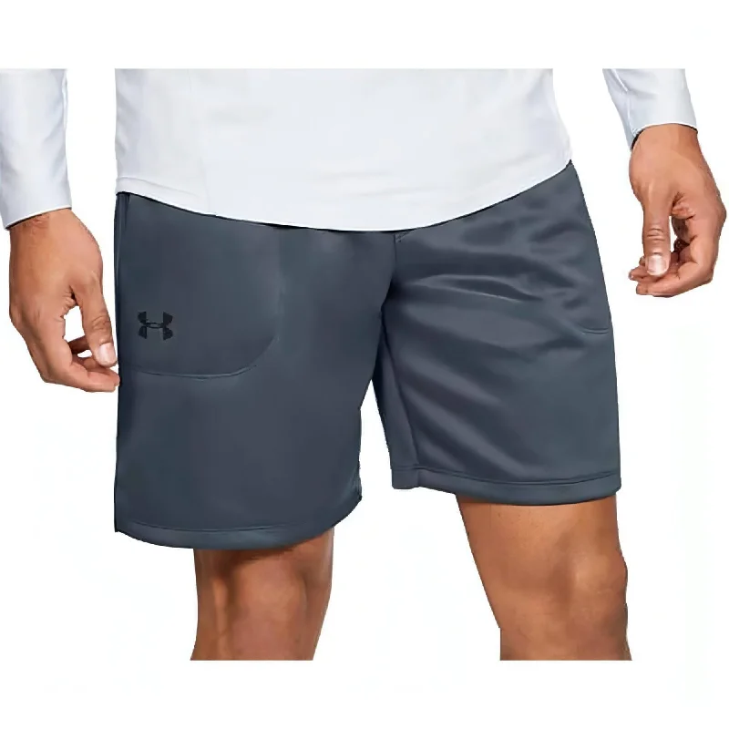 Men's Lightweight Cotton - Blend Sports Shorts in Pink for Jogging in Warm WeatherUnder Armour MK1 Warm Up Mens Training Shorts - Grey