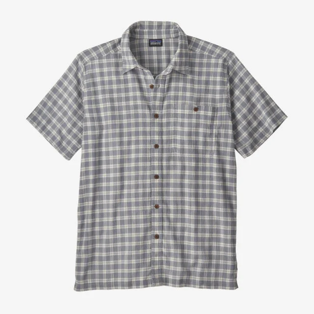 Men Short Sleeve Shirts with Roll - Up Sleeves for an Adjustable and Relaxed LookMen's A/C Buttondown Shirt