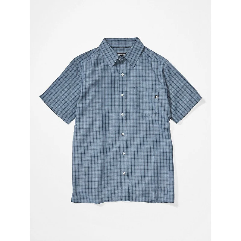 Men Short Sleeve Shirts with Striped Patterns for a Classic and Timeless AppealMen's Eldridge Short Sleeve Shirt