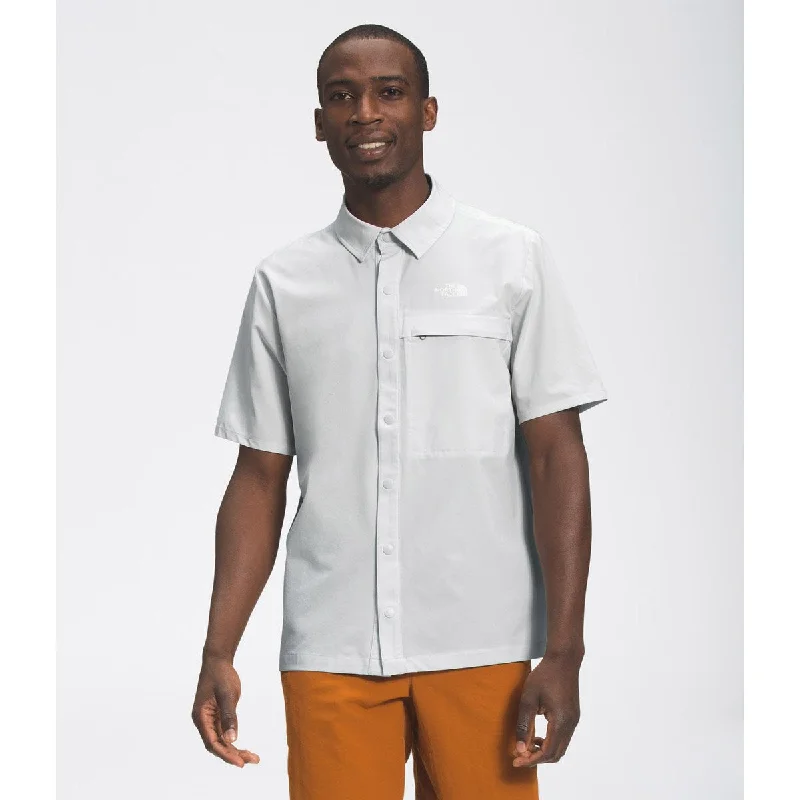 Men Short Sleeve Shirts with Roll - Up Sleeves for an Adjustable and Relaxed LookMen's First Trail Short Sleeve Shirt