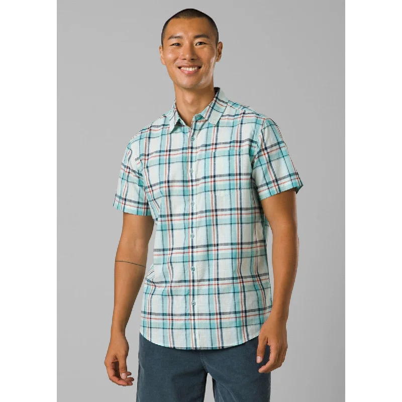 Men Short Sleeve Shirts with Roll - Up Sleeves for an Adjustable and Relaxed LookMen's Groveland Shirt