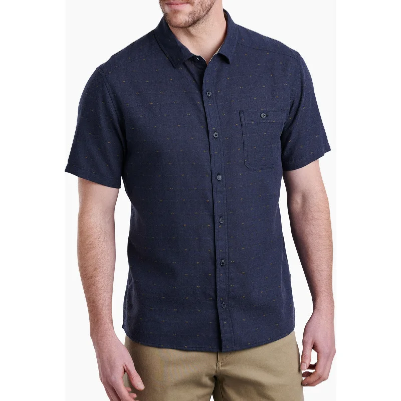 Men Short Sleeve Shirts with Distressed Finishes for a Vintage and Casual AestheticMen's Intrepid Skorpio