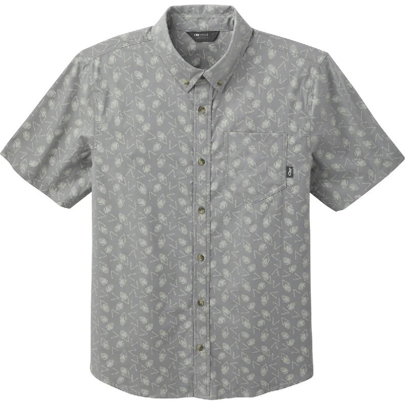 Men Short Sleeve Shirts with Spread Collars for a More Open and Stylish LookMen's Janu S/S Shirt