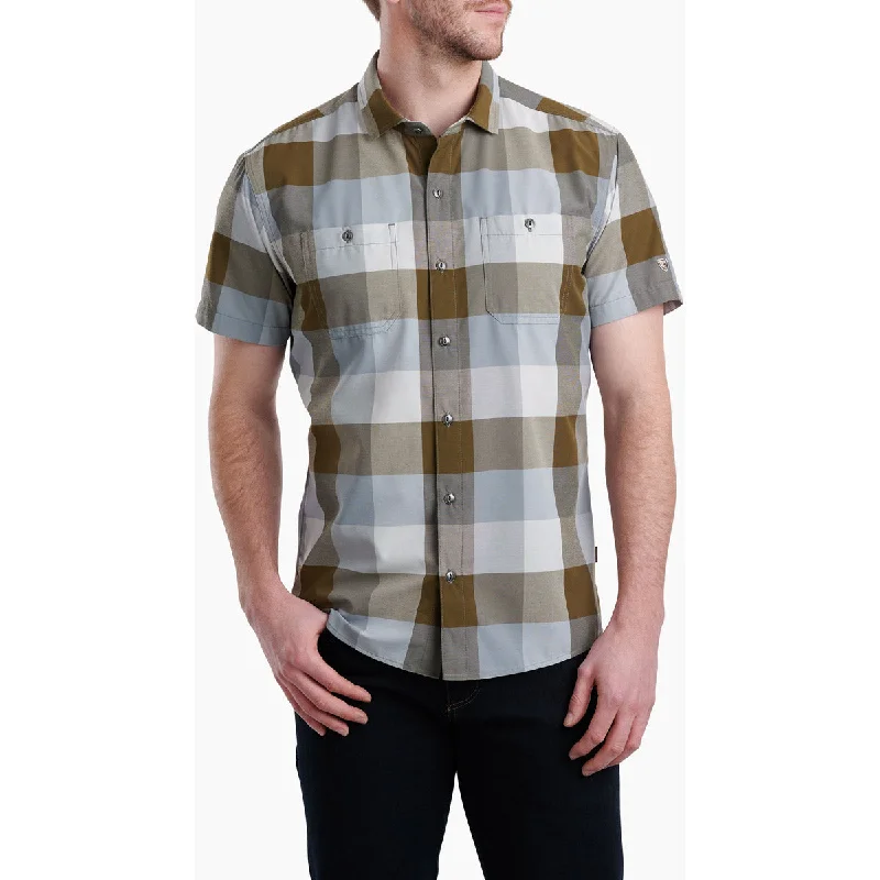 Men Short Sleeve Shirts with Embroidered Logos or Patterns for a Personal TouchMen's Styk