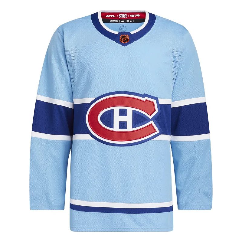 Men Jerseys with Reinforced Stitching for Durabilityadidas - Men's Montreal Canadiens Authentic Reverse Retro Jersey (HN4097)