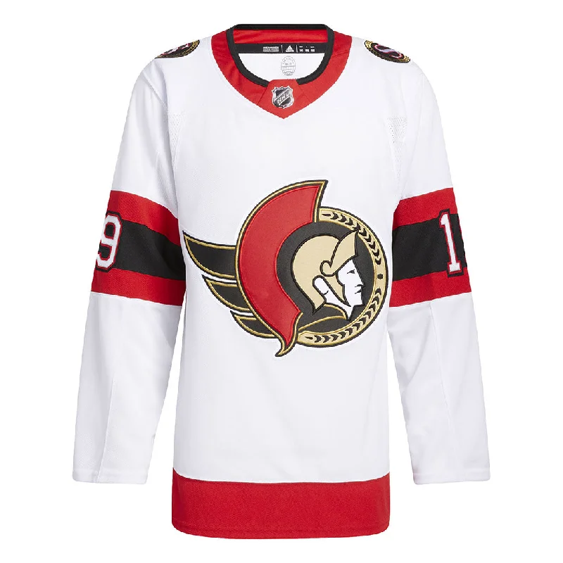 Men Jerseys with Raglan Sleeves for a Comfortable and Mobile Fitadidas - Men's Ottawa Senators Authentic Drake Batherson Jersey (IA7817)