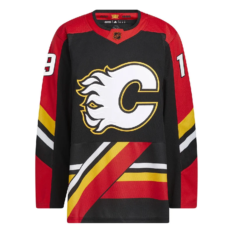 Men Jerseys with Lightweight and Breathable Materials for Optimal Comfortadidas - Men's Calgary Flames Authentic Matthew Tkachuk Retro Jersey (H52297)