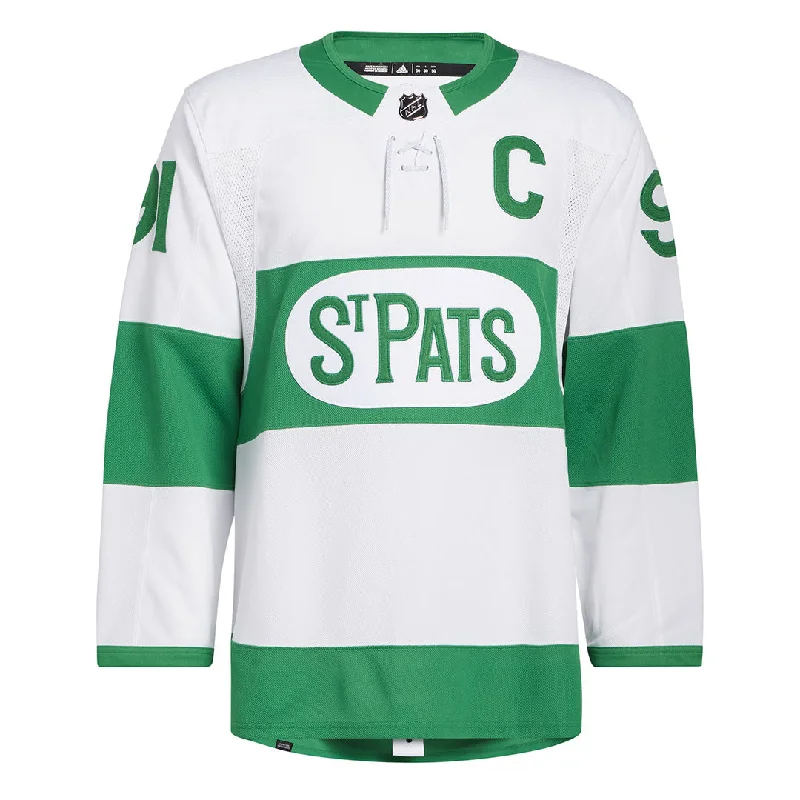 Men Jerseys with Ribbed Collars and Cuffs for a Classic and Durable Lookadidas - Men's Toronto Maple Leafs Tavares St. Pats' Jersey (HE1156)