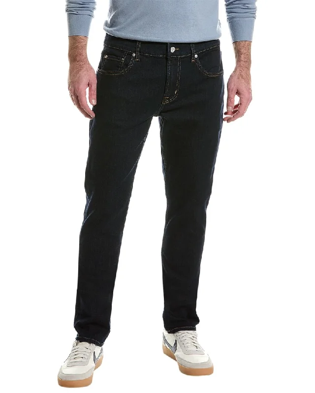 Men's Colored Jeans in Burgundy for a Bold and Fashion - Forward Look7 For All Mankind Paxtyn Rinse Skinny Jean