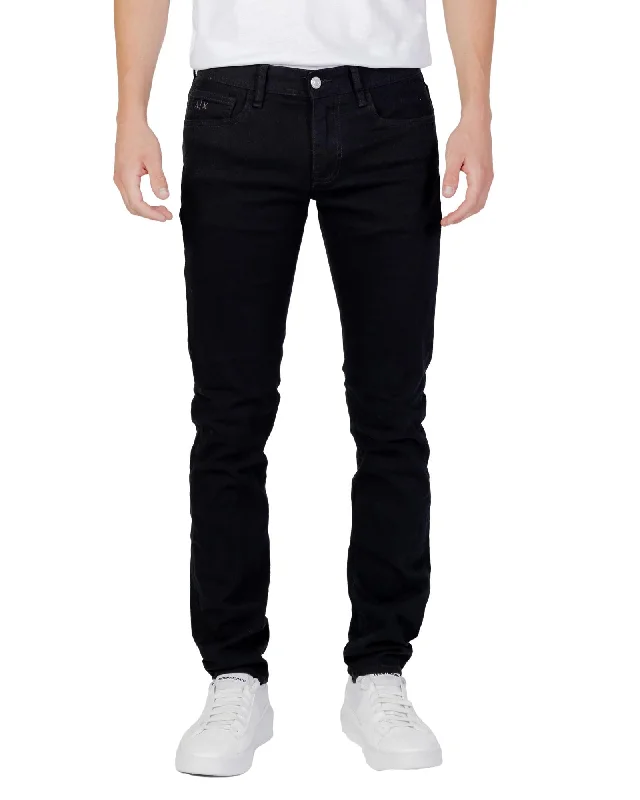 Men's Cargo Jeans with Multiple Pockets for a Practical and Outdoor - Friendly LookArmani Exchange  Mens AX Skinny Fit Jeans