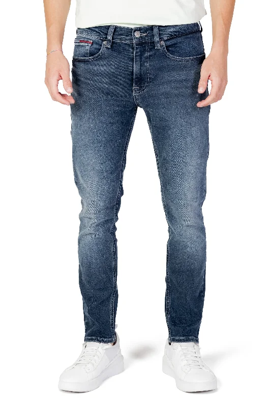 Men's Ripped Skinny Jeans in Acid Wash for an Edgy and Punk - Inspired StyleTommy Hilfiger Jeans Tommy Hilfiger Mens Straight Leg Jeans Blue