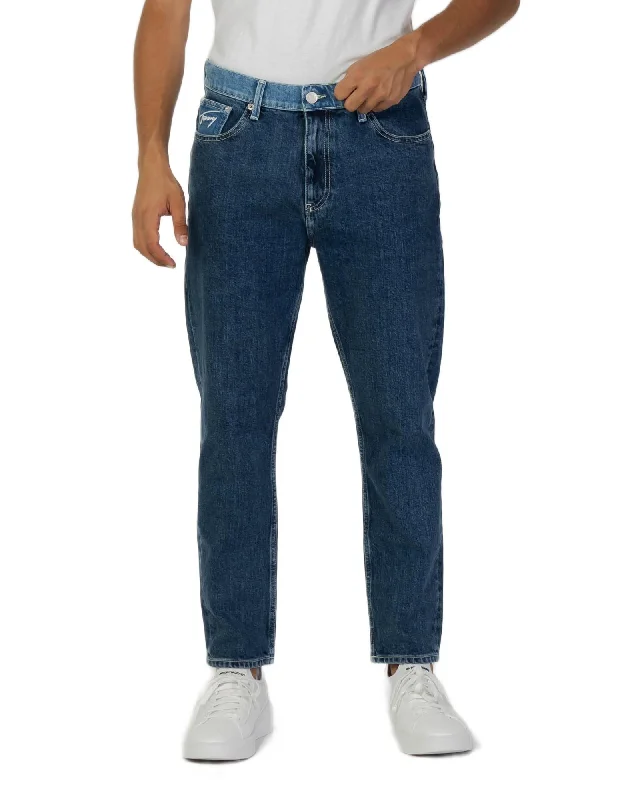 Men's Stretch Jeans with a Moisture - Wicking Lining for Active LifestylesTommy Hilfiger Jeans Tommy Hilfiger Mens Straight Fit Jeans Blue