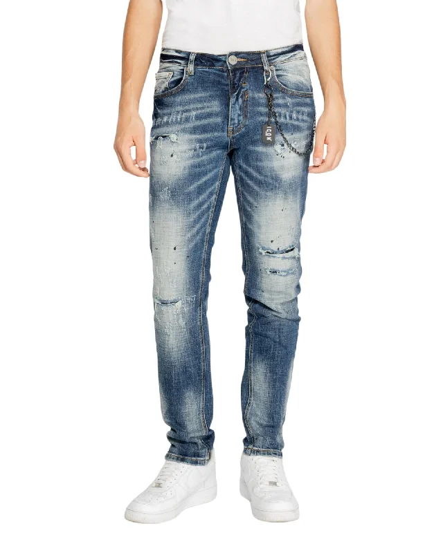 Men's Jeans with a Frayed Hem for a Casual and Effortless StyleIcon  Distressed Denim Jeans for Men