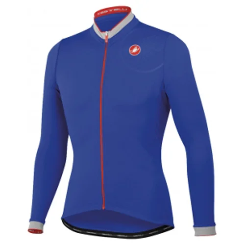 Men Jerseys with Breathable Mesh Panels for Enhanced VentilationCastelli Mens GPM Long Sleeve Jersey - Deep Blue