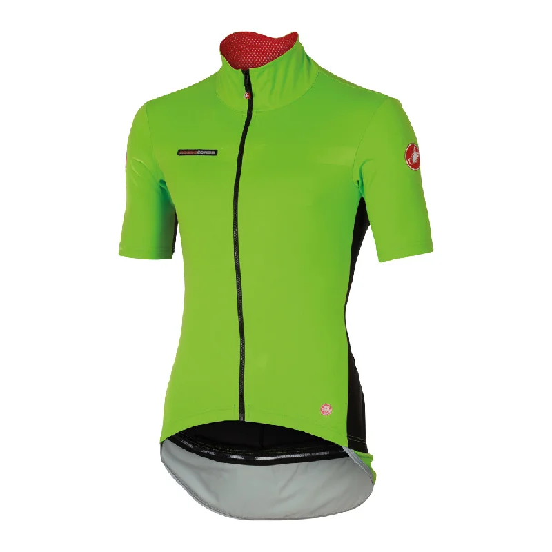 Men Jerseys with Reflective Stripes for Nighttime VisibilityCastelli Mens Perfetto Light Jersey - Sprint Green