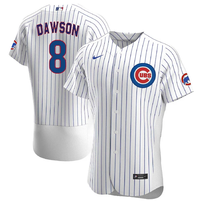 Men Jerseys with Ribbed Collars and Cuffs for a Classic and Durable LookChicago Cubs Andre Dawson Nike Home Authentic Jersey