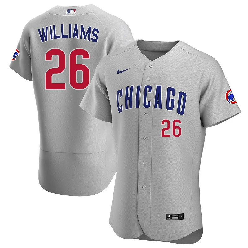 Men Jerseys with Reflective Stripes for Nighttime VisibilityChicago Cubs Billy Williams Nike Road Authentic Jersey