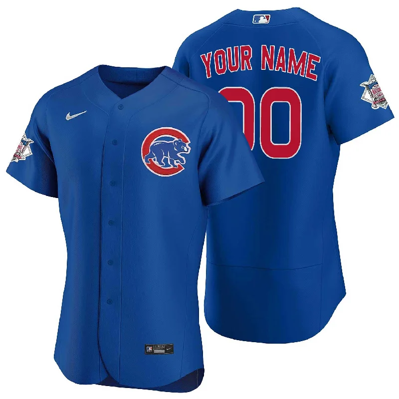 Men Jerseys with Embroidered Team Logos and Player NamesChicago Cubs Customized Nike Alternate Authentic Jersey