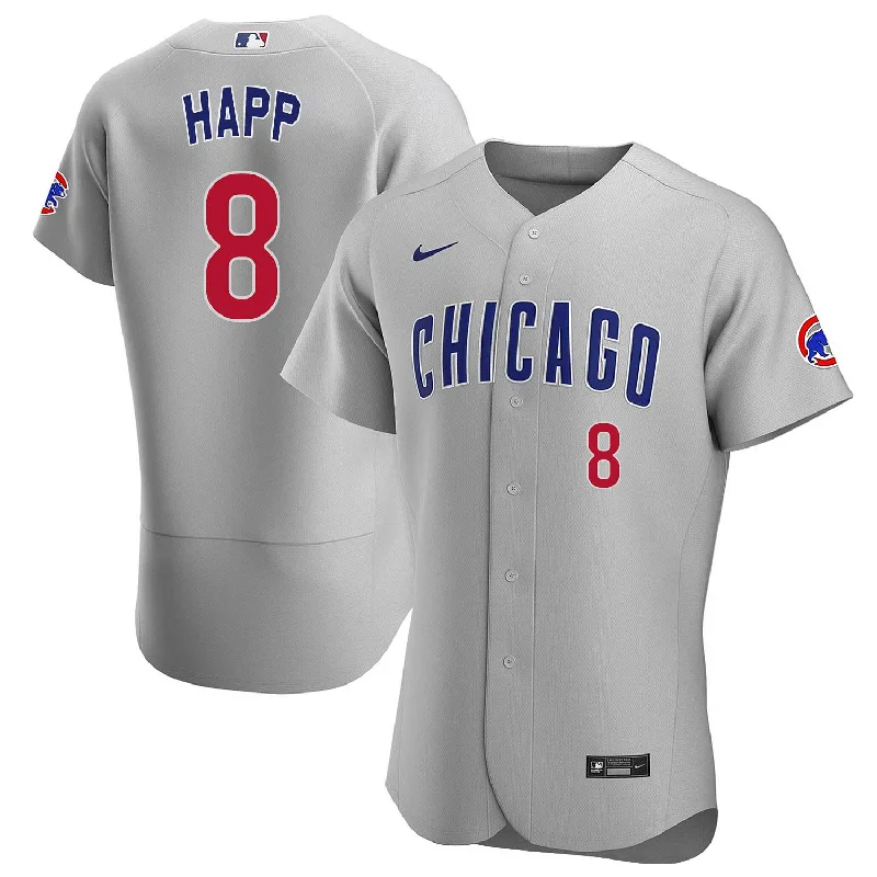 Men Jerseys with Anti - Odor Technology for FreshnessChicago Cubs Ian Happ Nike Road Authentic Jersey