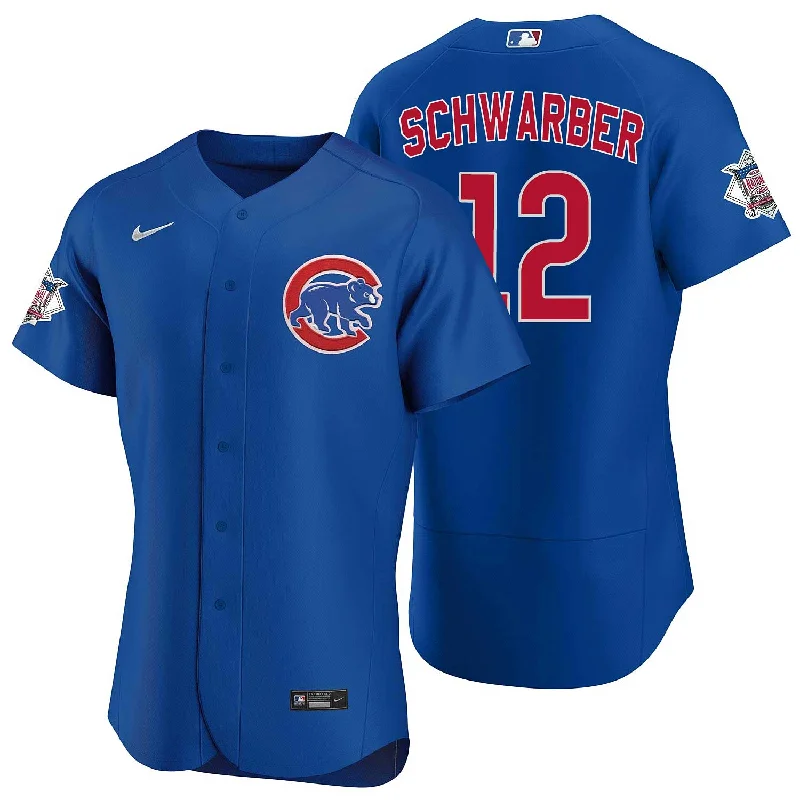 Men Jerseys with Hidden Pocket for Small Item StorageChicago Cubs Kyle Schwarber Nike Alternate Authentic Jersey