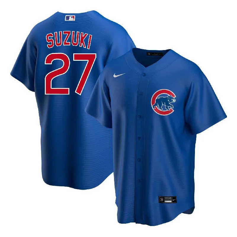 Replica Men Jerseys of Popular Sports TeamsChicago Cubs Seiya Suzuki Nike Alternate Replica Jersey