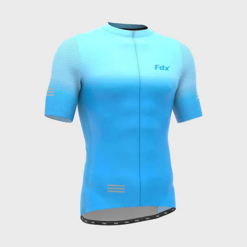 Men Jerseys with Team - Specific Colorways for a Show of SupportFdx Duo Blue Men's & Boy's Short Sleeve Summer Cycling Jersey