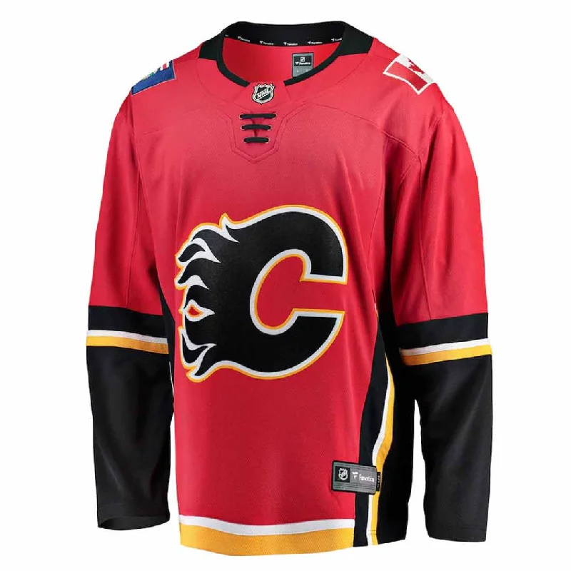 Men Jerseys with Lightweight and Breathable Materials for Optimal ComfortFanatics - Men's Calgary Flames Alt Breakaway Jersey (879M CALX 2C BWX)