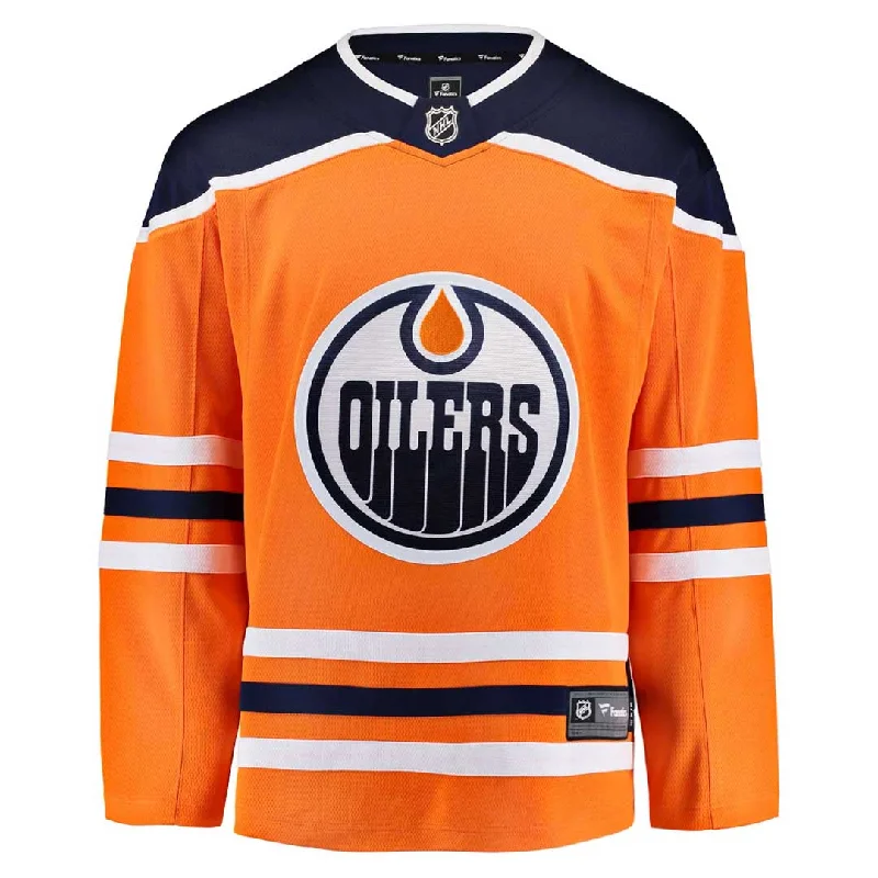 Men Jerseys with Moisture - Wicking Fabric for Athletic PerformanceFanatics - Men's Edmonton Oilers Breakaway Home Jersey (879M EOIH 2GI BWH)