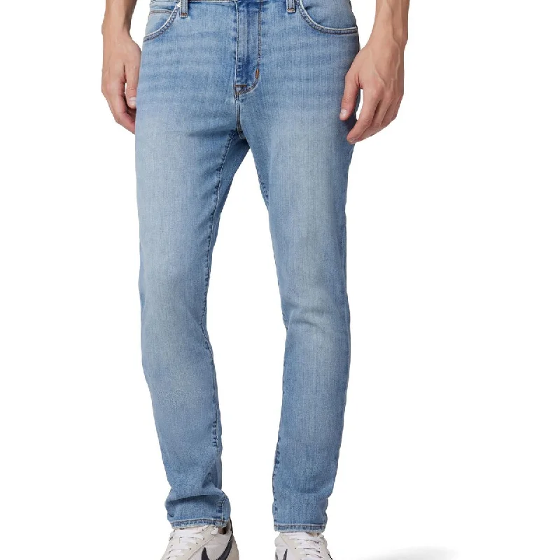 Men's Ripped Skinny Jeans in Acid Wash for an Edgy and Punk - Inspired StyleHudson Mens Ash Distressed Denim Slim Jeans