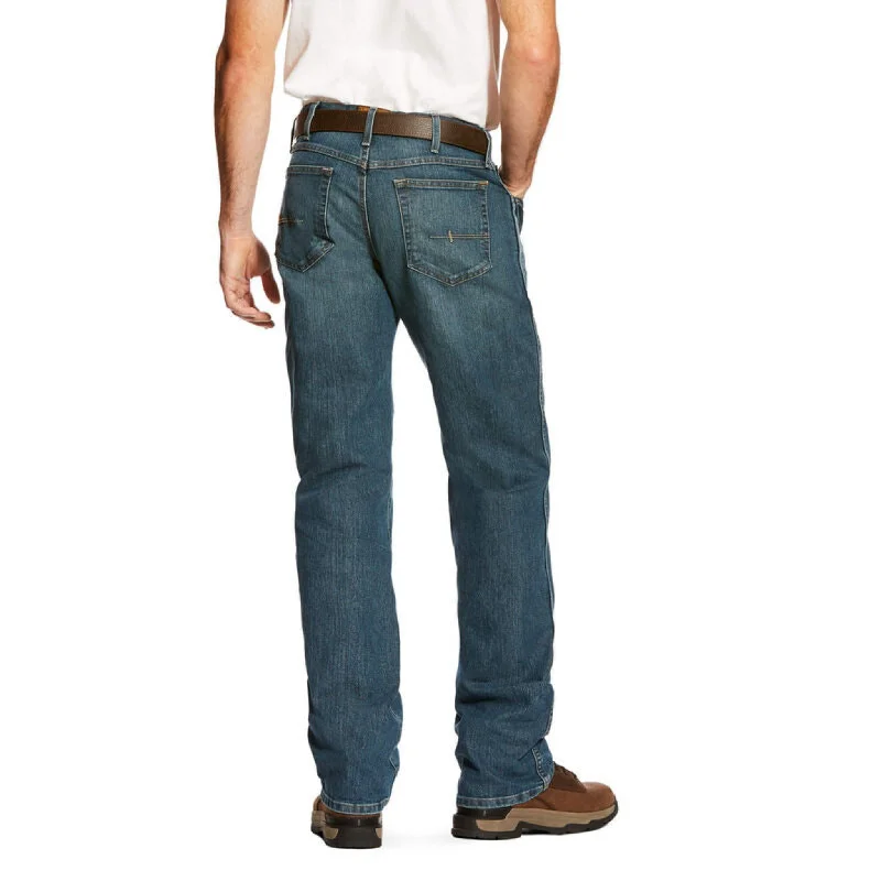 Plus Size Men's Bootcut Jeans with a Belt Loop Upgrade for a Stylish TouchAriat Men's M4 Relaxed Boot Cut Jean