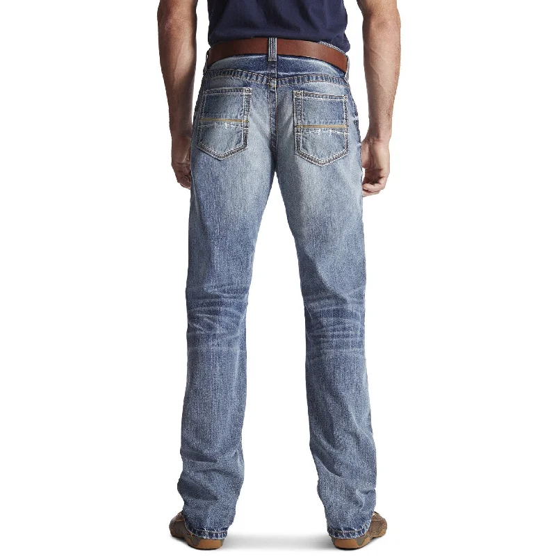 Men's Low - Rise Jeans in a Light Wash for a Casual and Youthful LookAriat Men's M4 Coltrane Relaxed Fit Jeans